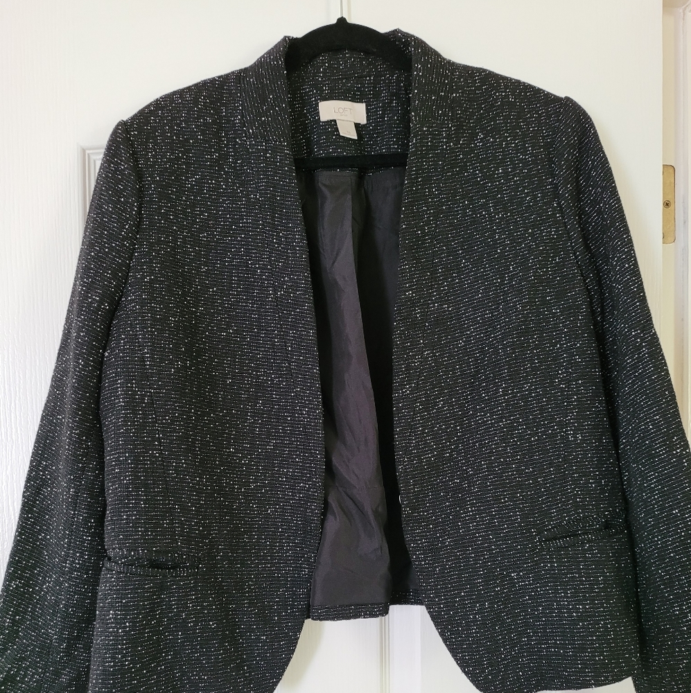 LOFT Tweed Blazer, Size 16